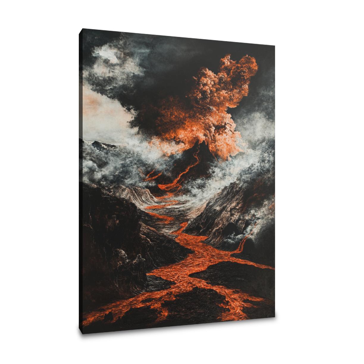 Eruption of Sorrow Canvas
