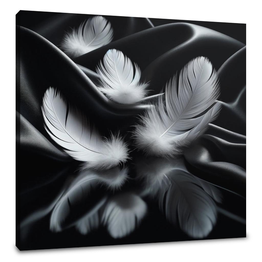 Silken Feathers Canvas