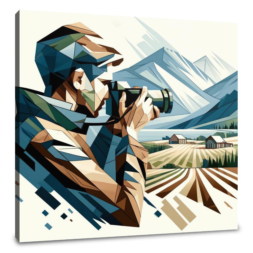 Cubist Photography Canvas