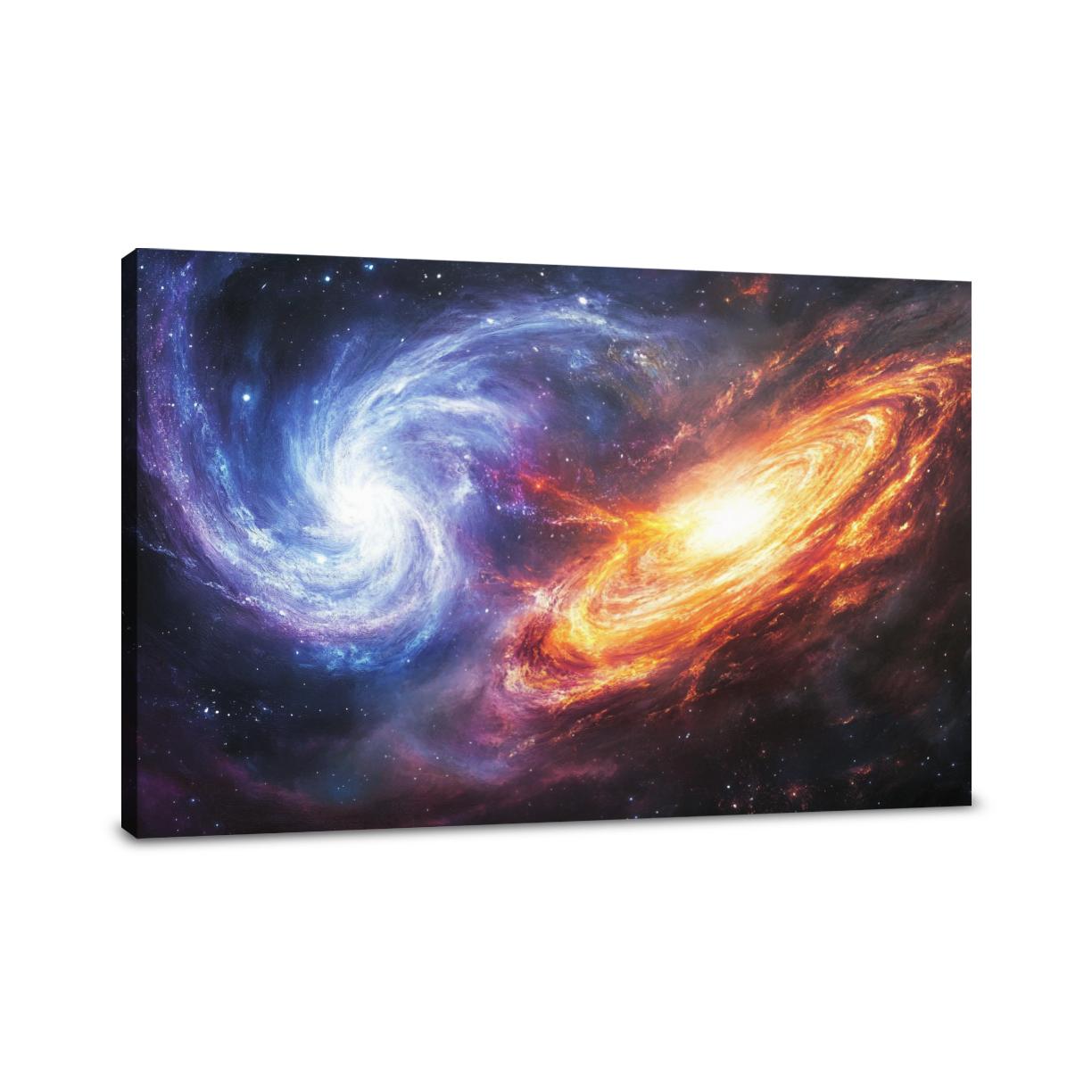 Galactic Collision Canvas