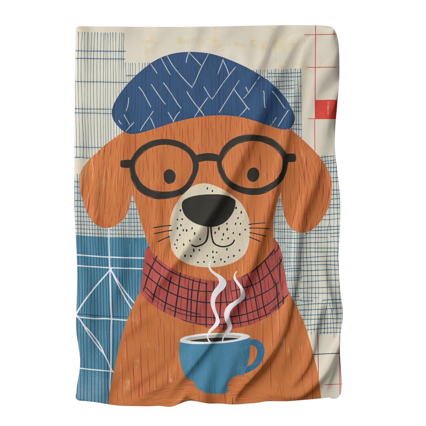 Coffee Break Dog Blanket