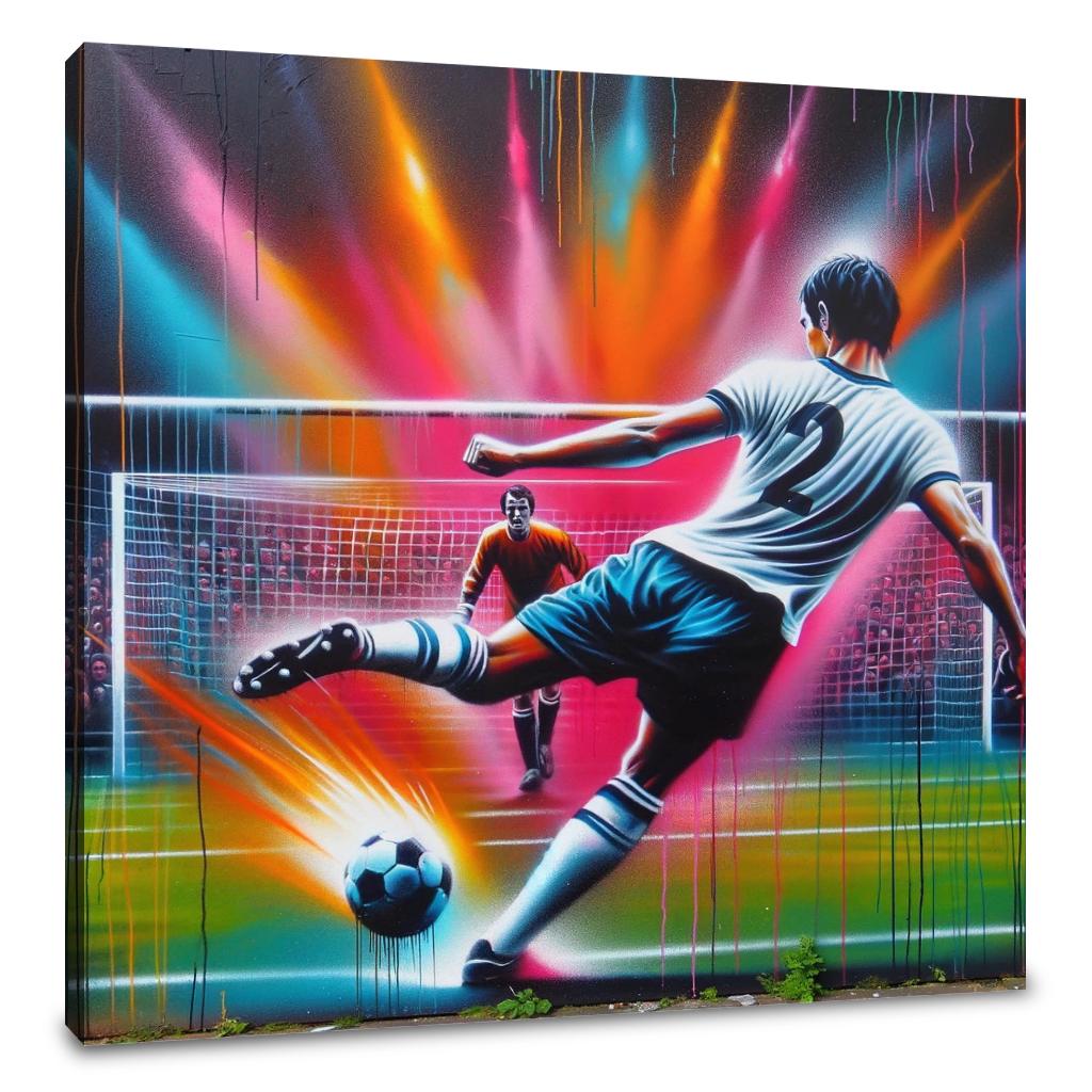 Free Kick Frenzy Canvas