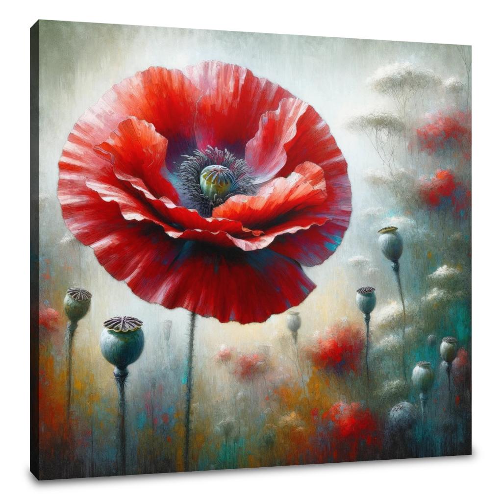 Solitude in Bloom Canvas