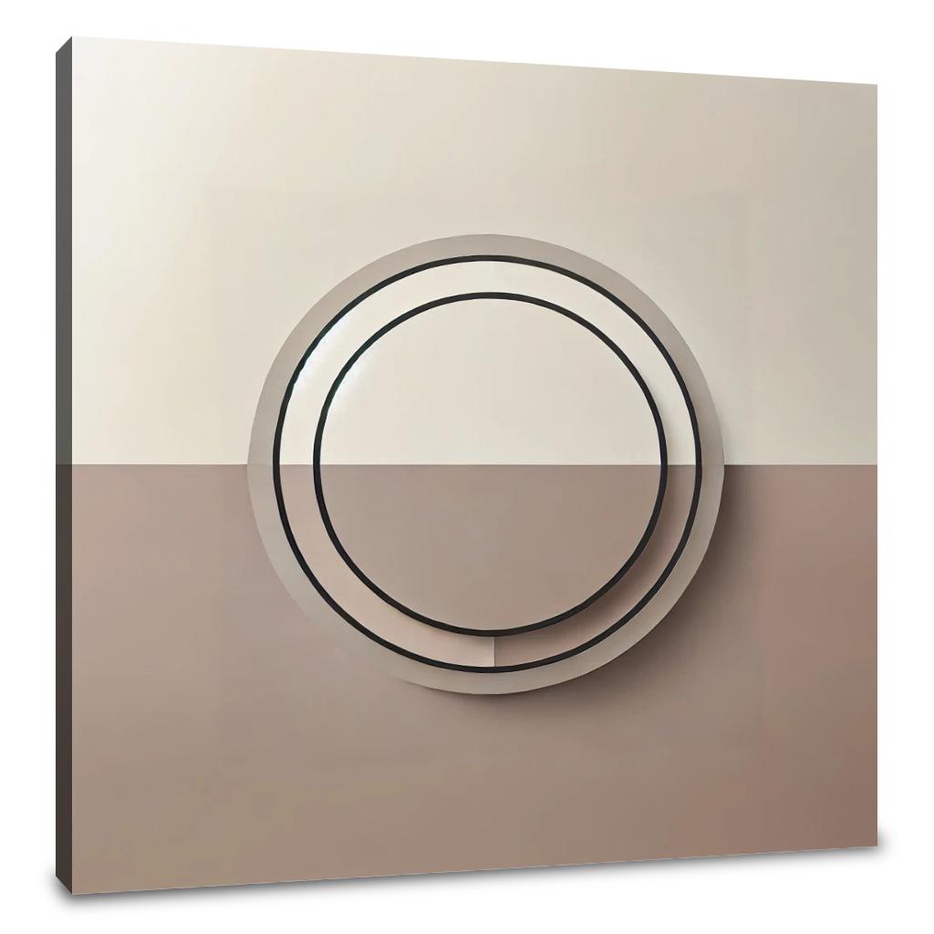 Modern Circle Canvas