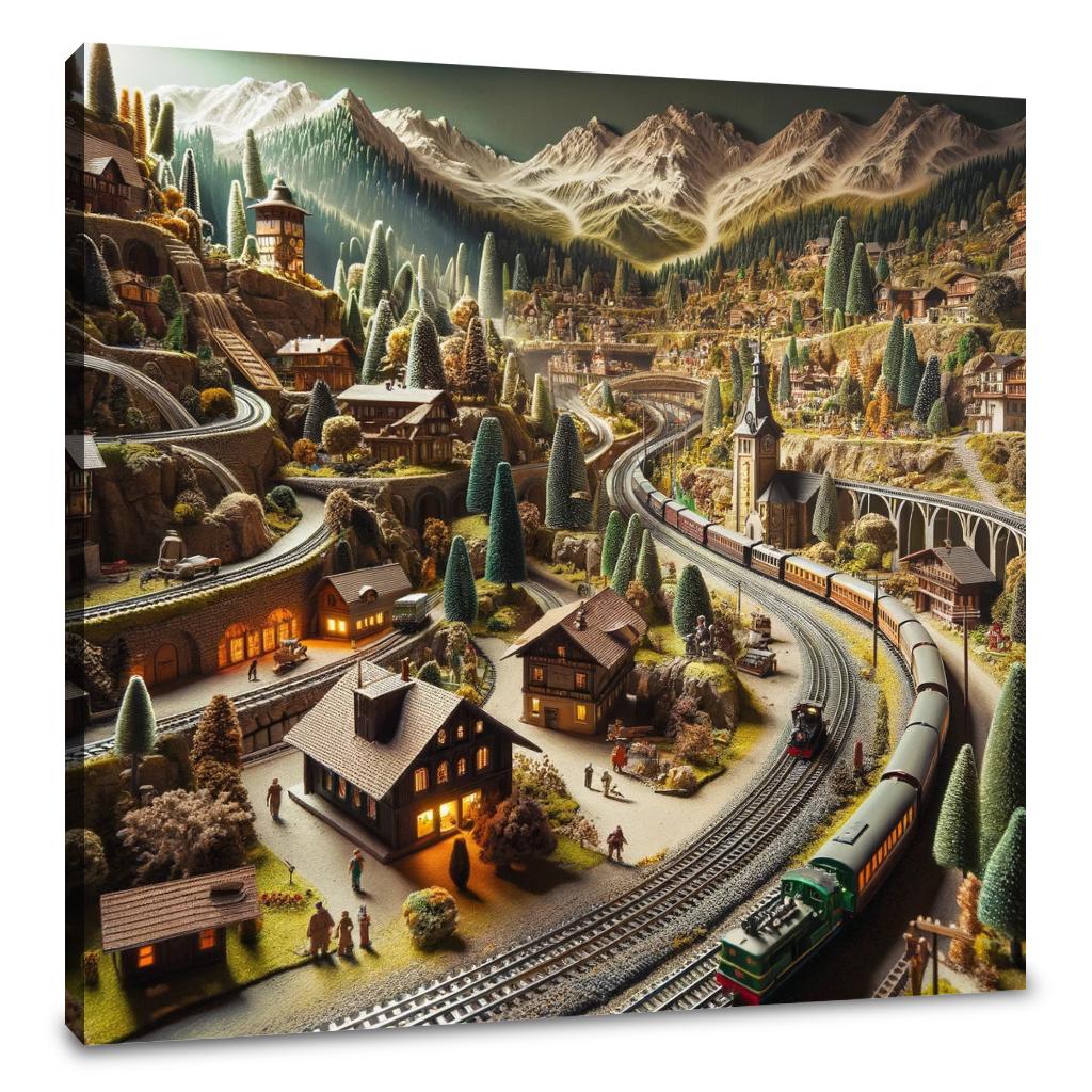Miniature World Canvas