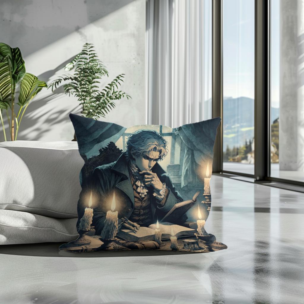 Philosopher's Reflection Cotton Cushion