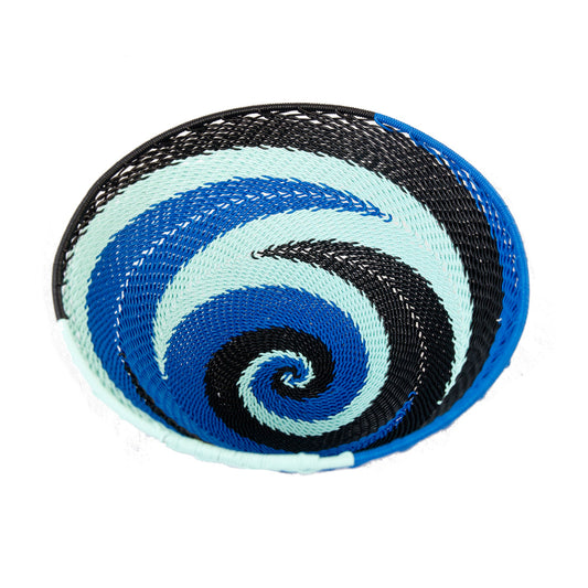 Zulu Telephone Wire Bowl Blue TR18 19cm