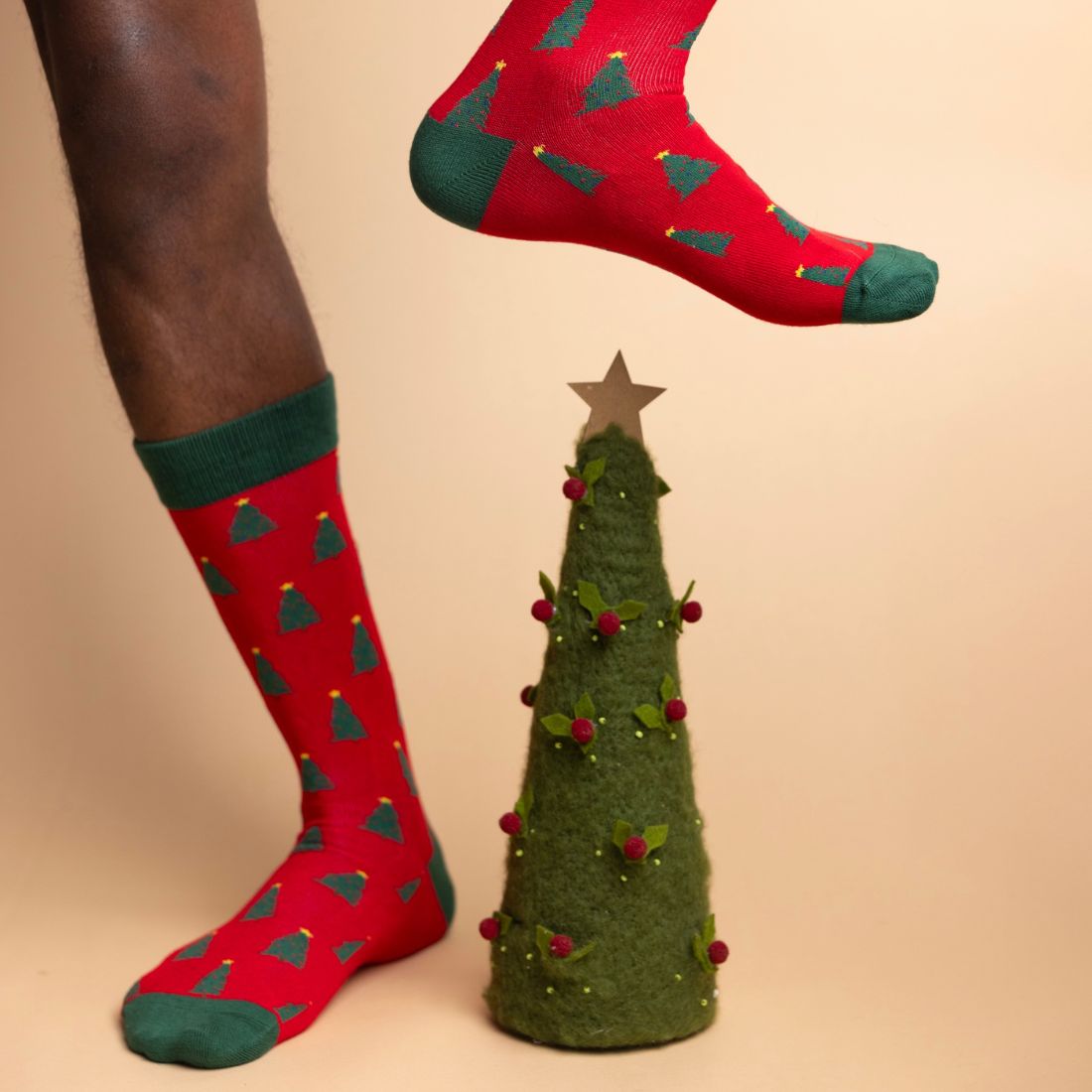 Christmas Tree Bamboo Socks