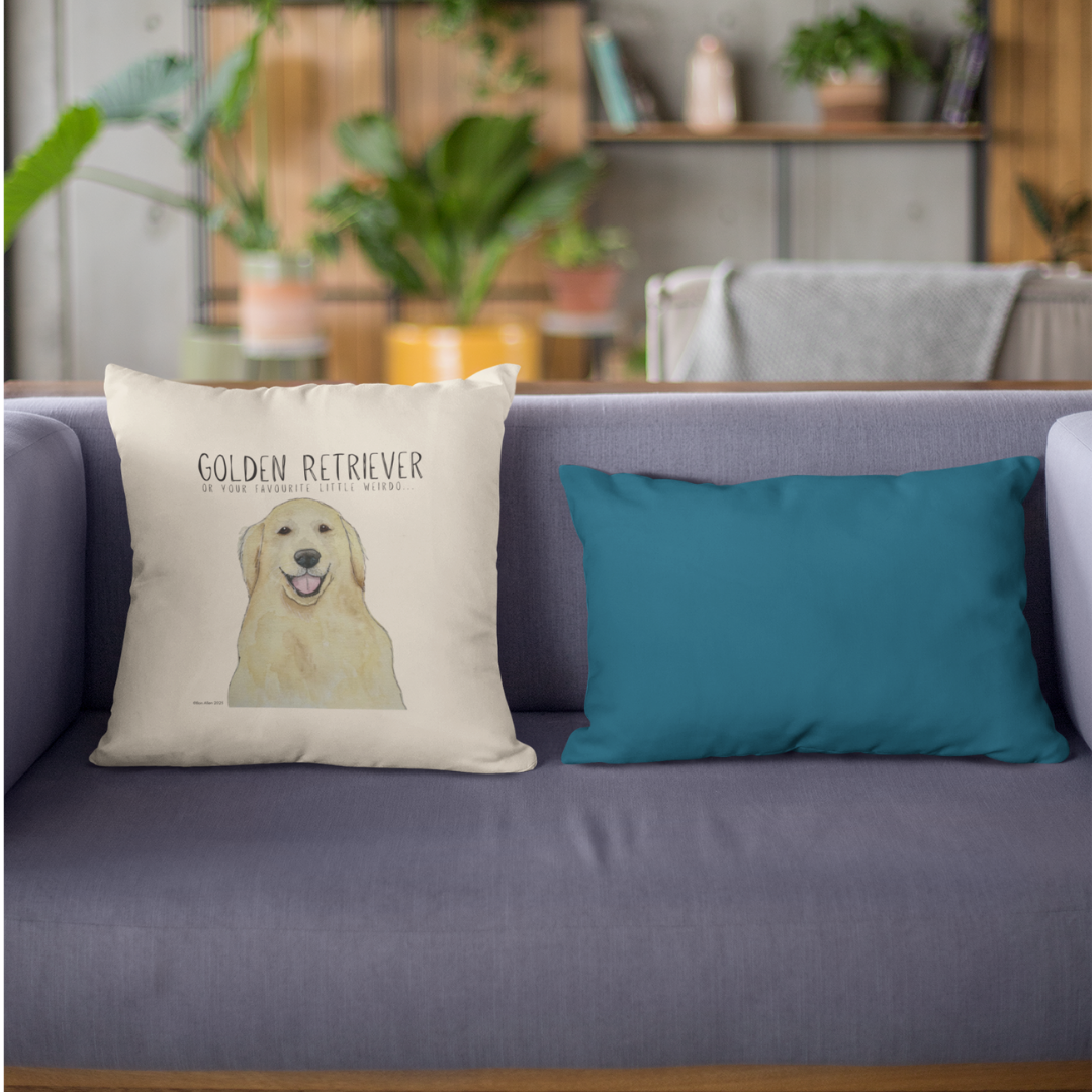 Golden Retriever Cushion – Because Your Couch Needs More Fur!