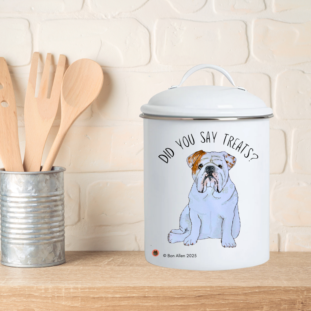 Bulldog Treat Vault – Guarded by a Furry Road Drill!