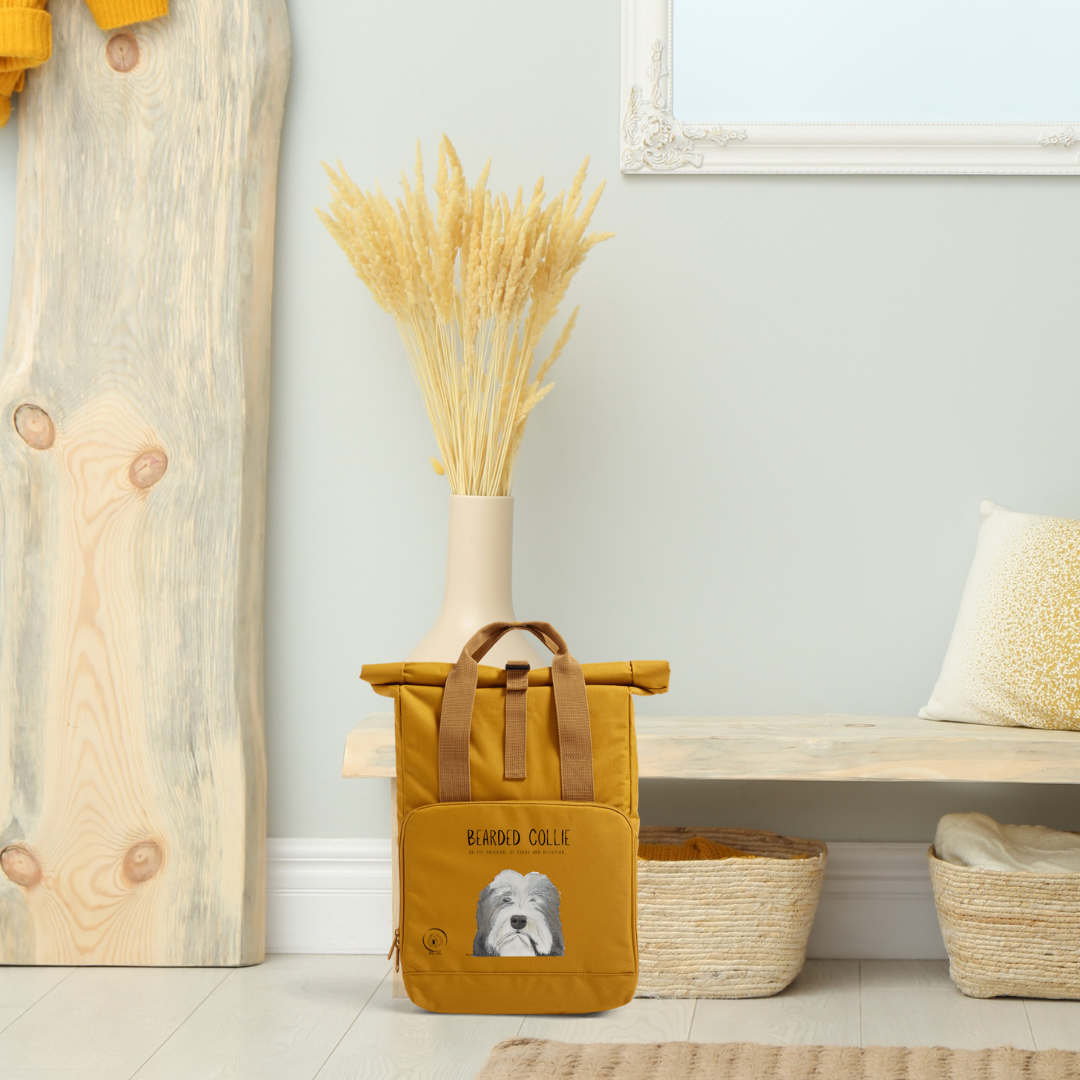 Pack It Like a Hairicane: Bearded Collie Chaos Backpack