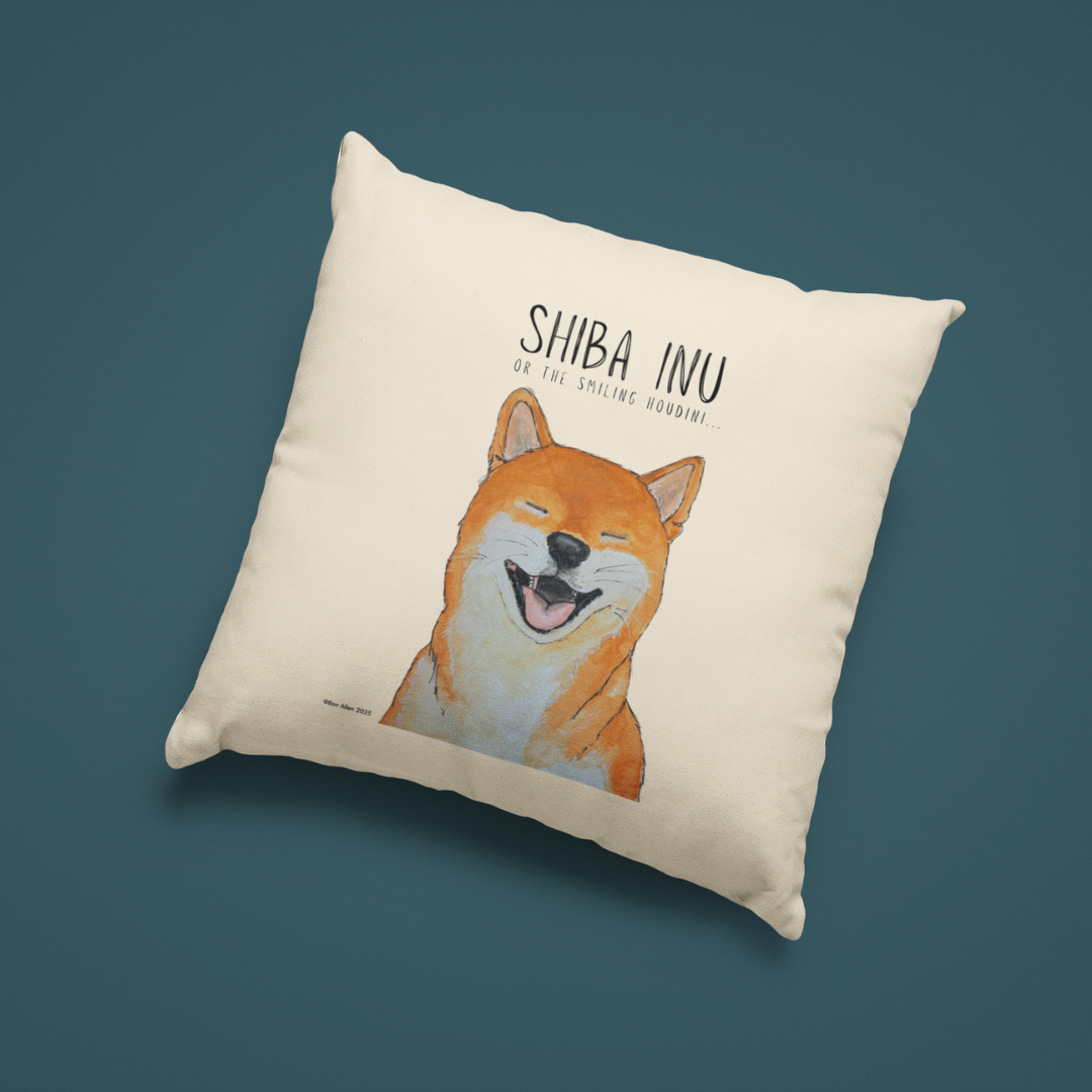 Shiba Inu Throw Pillow Cover