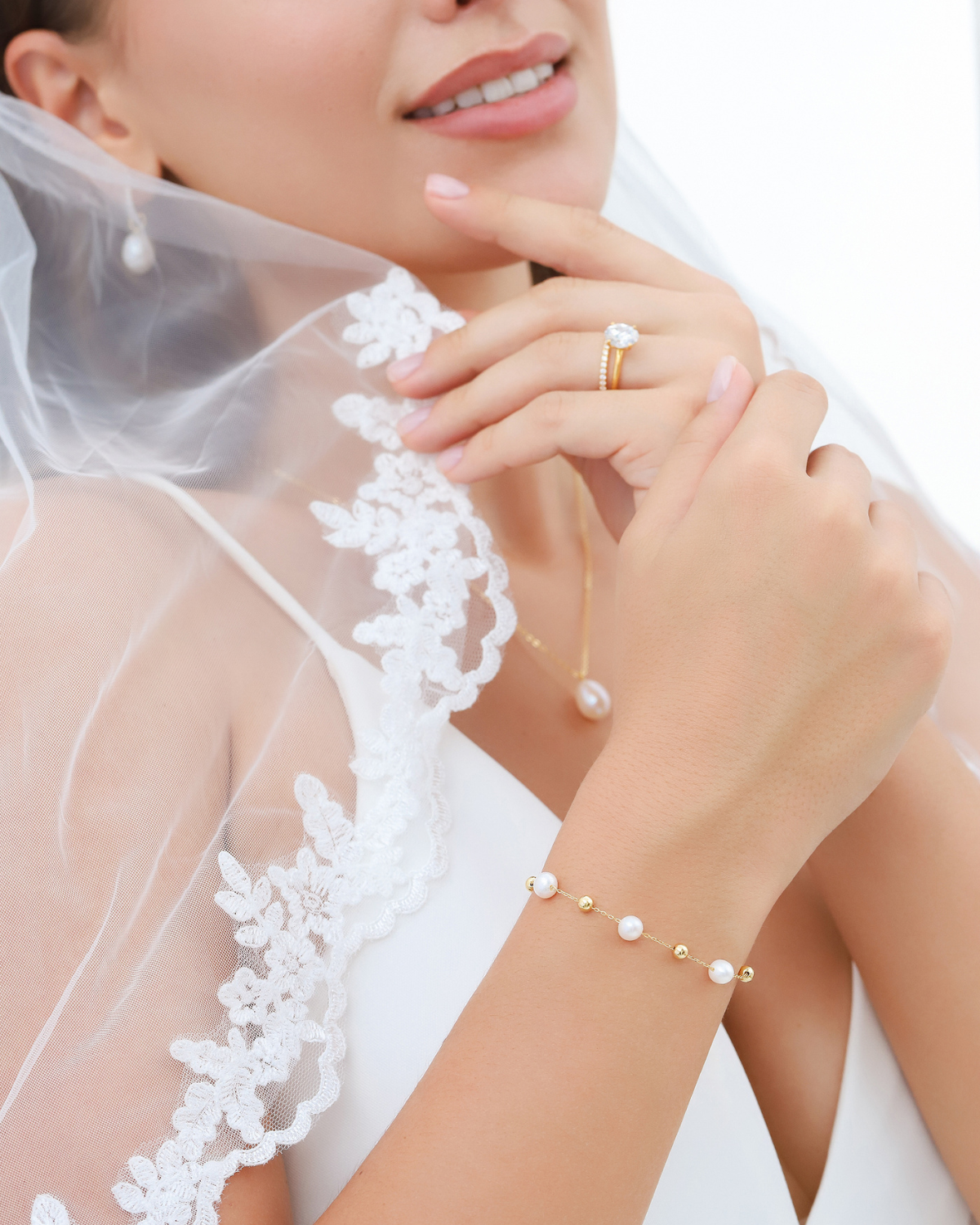 Freshwater Pearl Bracelet in 18k Gold Vermeil