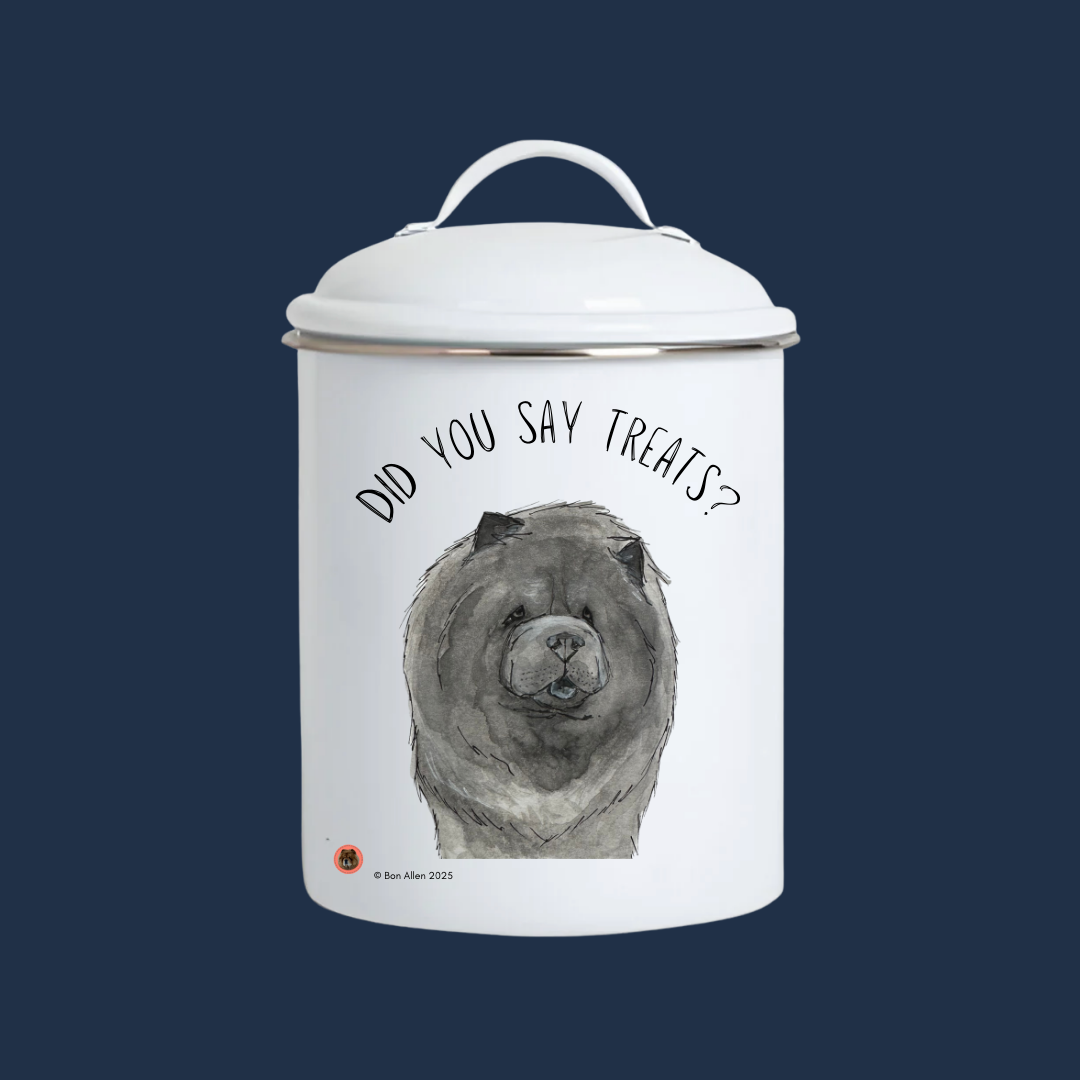 Chow Chow Treat Jar: Stylish Storage for Your Pup’s Snacks!