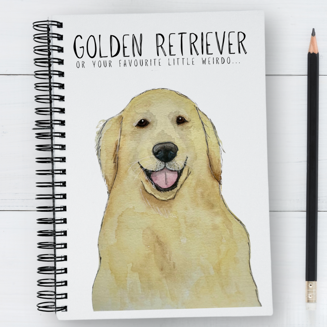 Golden Retriever Thoughts: A Notebook for Your Deepest (or Silliest) Ideas