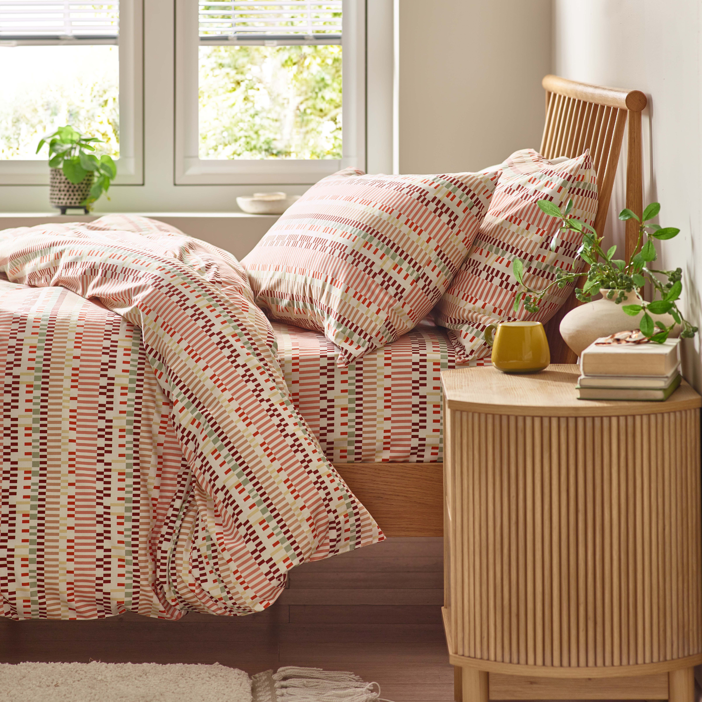 Aara Organic Cotton Fitted Sheet – Clay