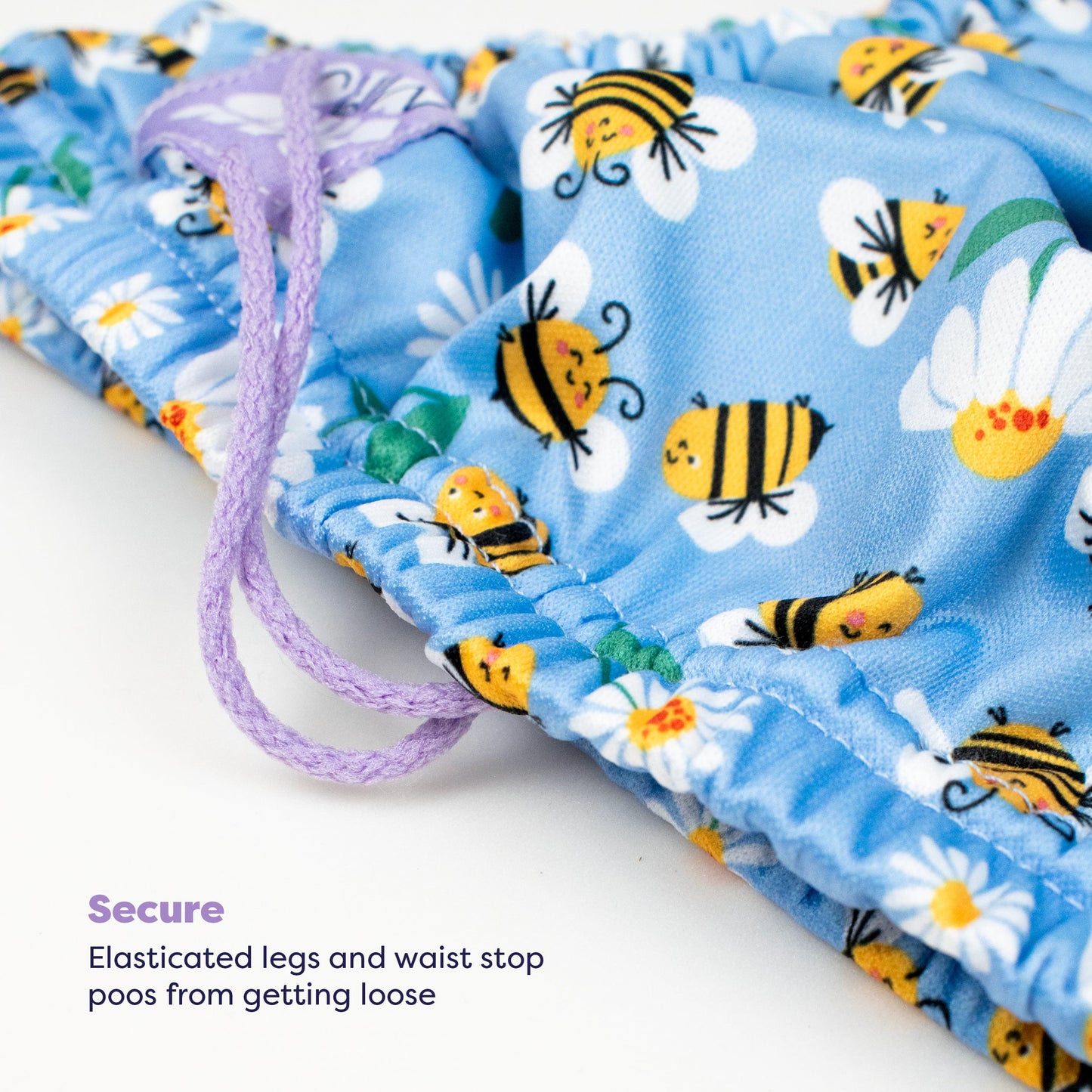 Reusable Swim Nappy in Busy Bees