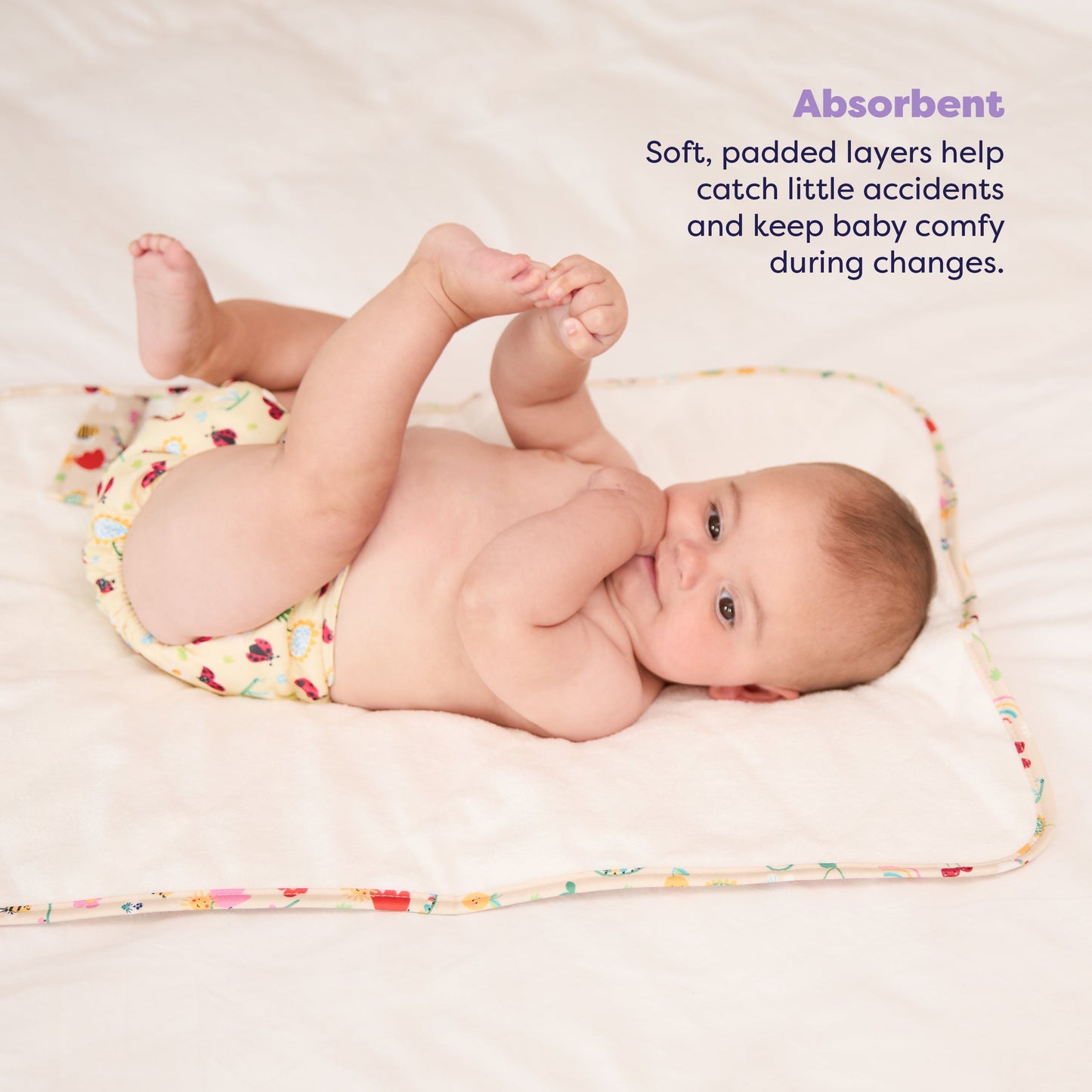The Everything Reusable Nappy Bundle in Garden Party