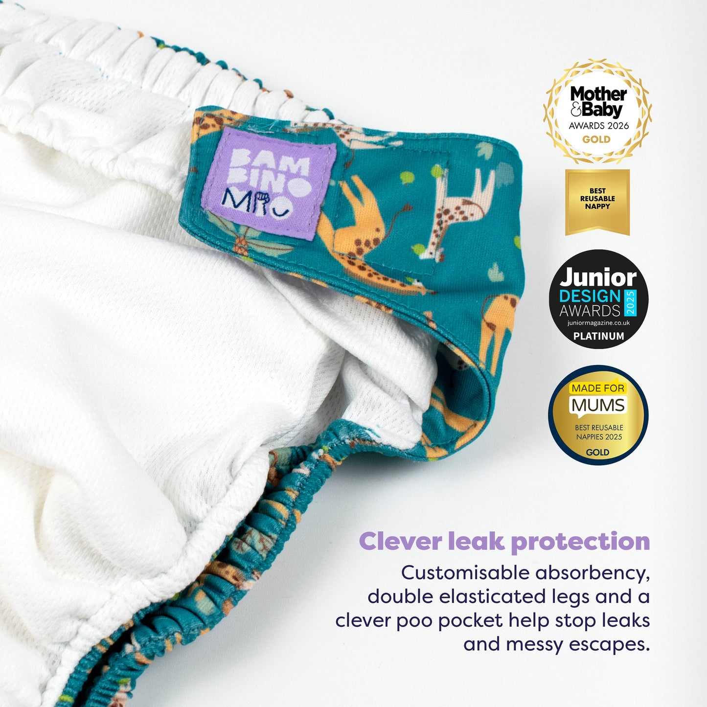 Revolutionary Reusable Nappy in Tall Tails