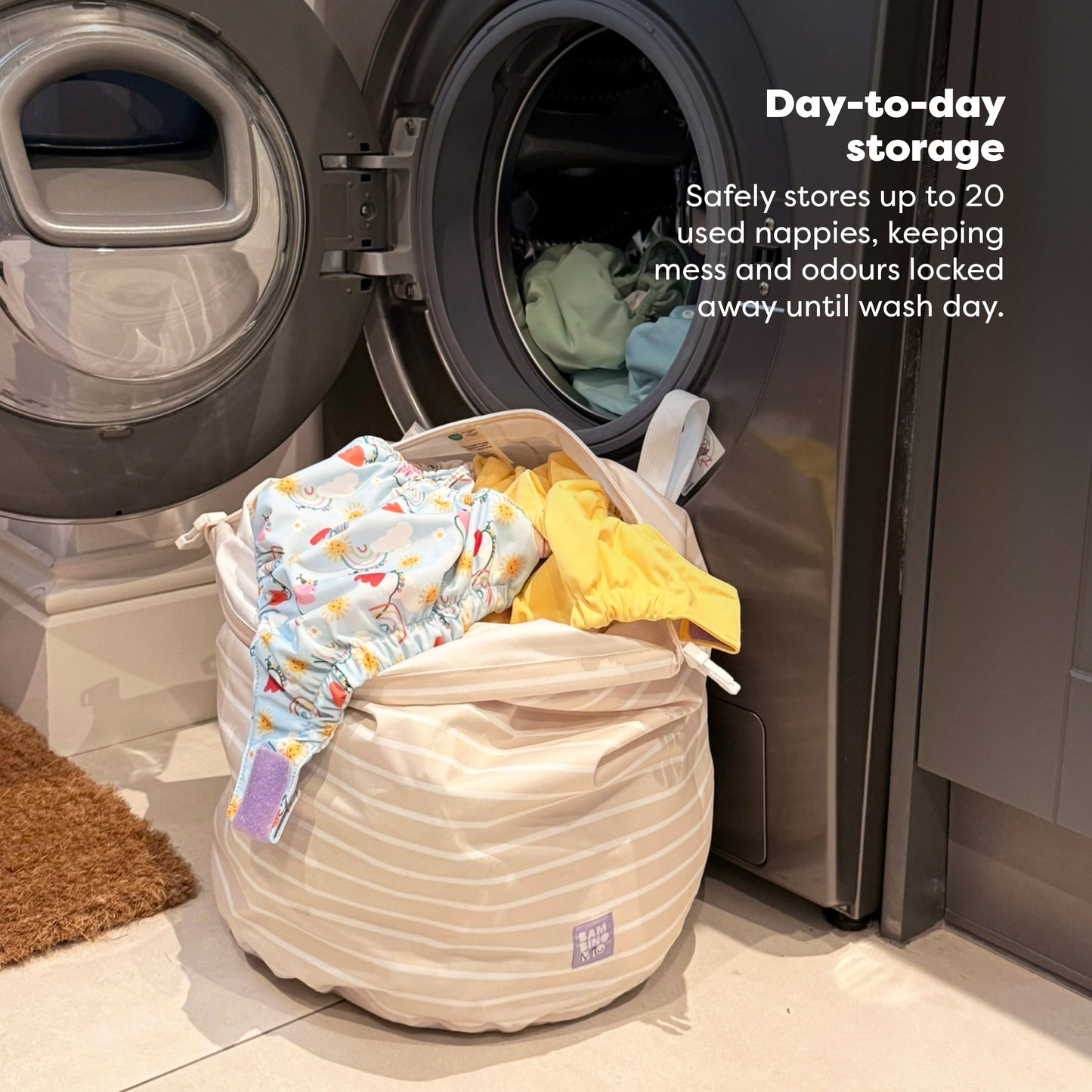 The Everything Reusable Nappy Bundle in Pastels