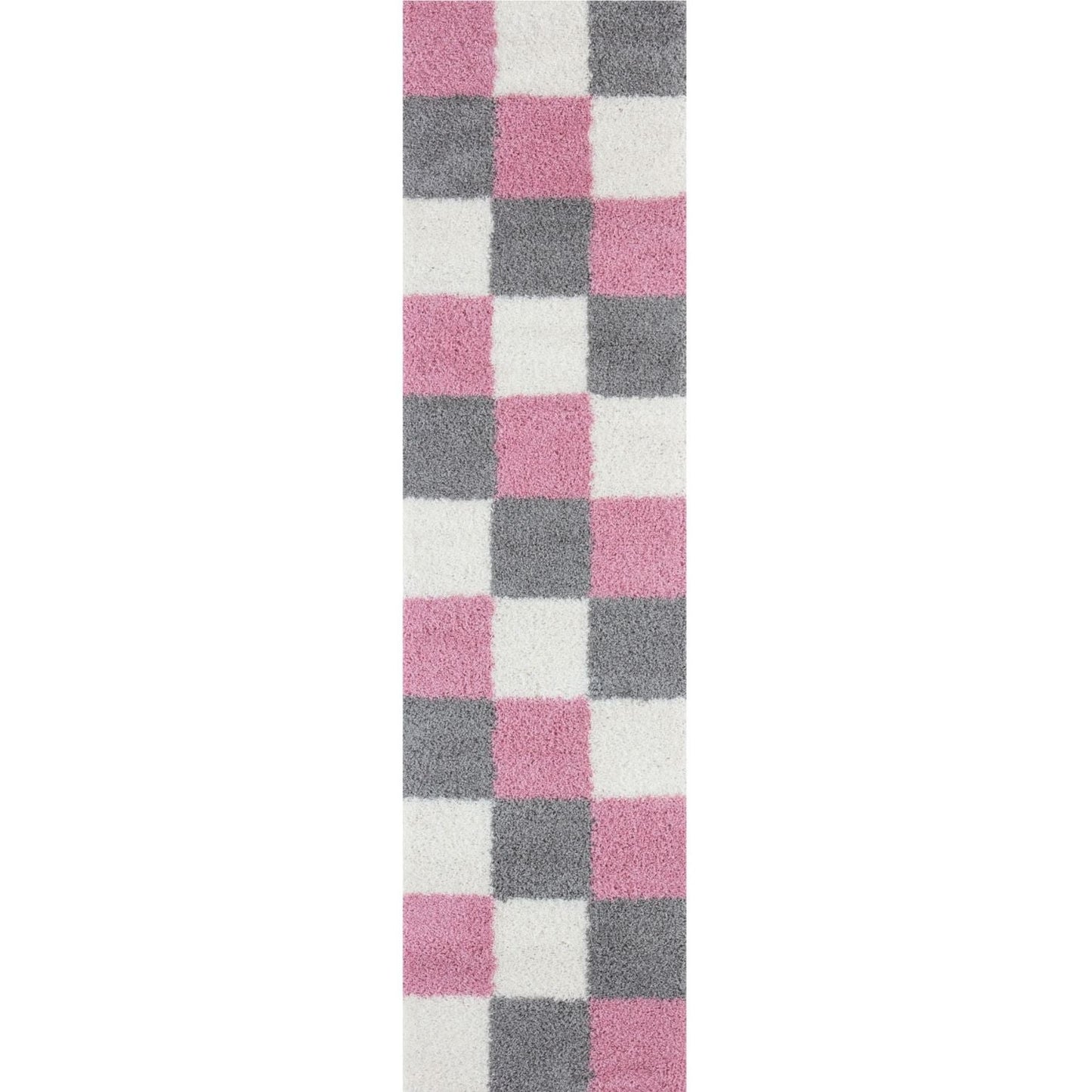 Myshaggy Geometric Pink Rug