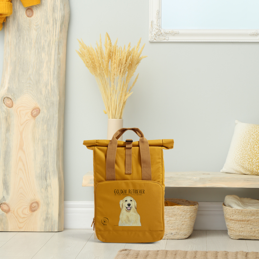 Carry Your Chaos – Golden Retriever Backpack