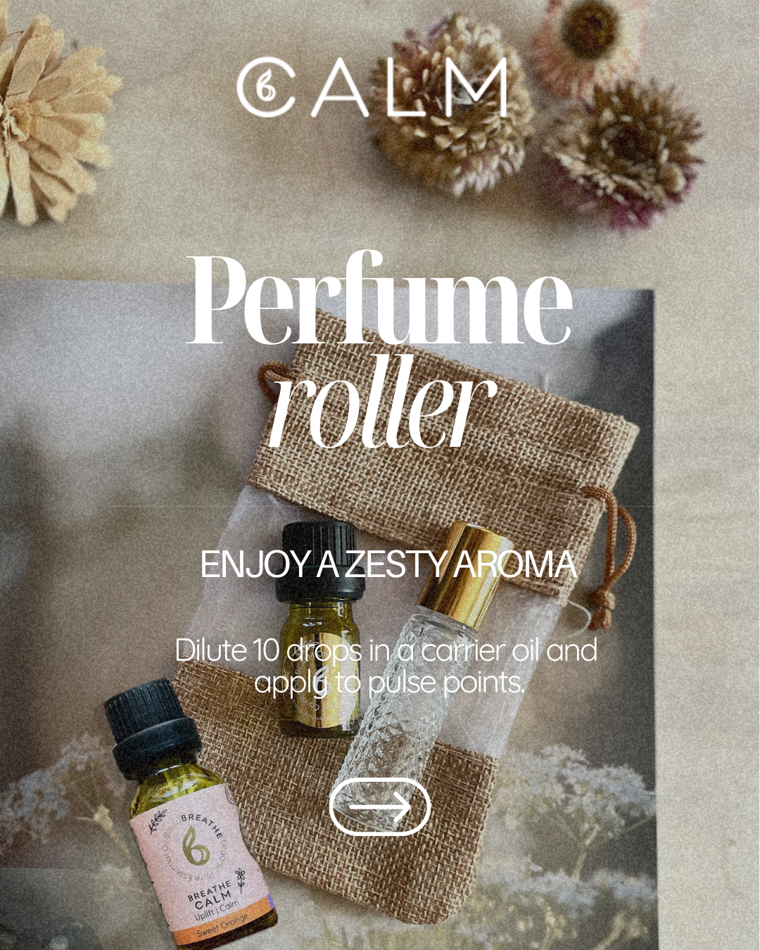 Breathe Calm Blended  Essential Oil