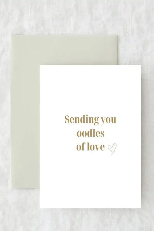 Sending You Oodles Of Love - Gift Card
