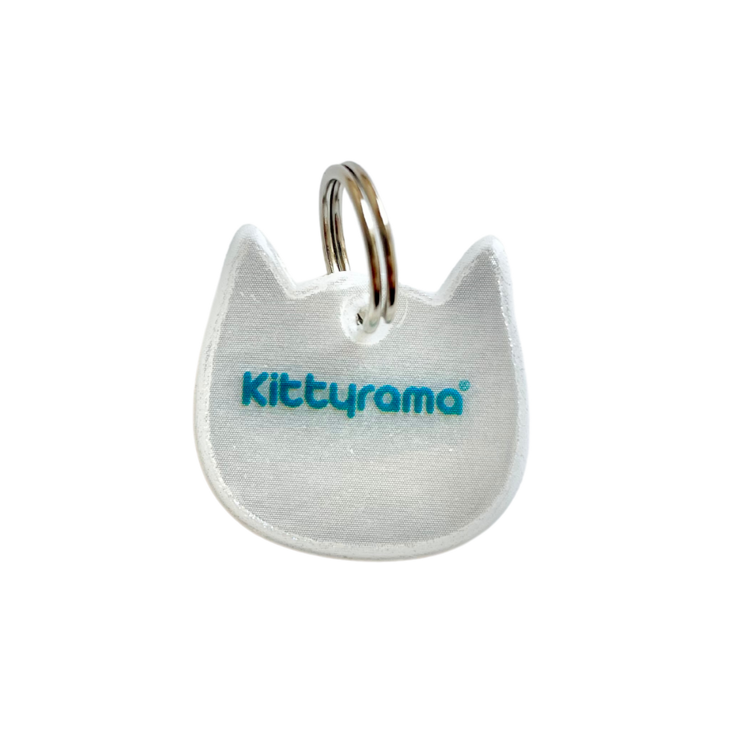 KITTYRAMA SILVER NINJA CAT CHARM – Reflective, Safe, High Visibility