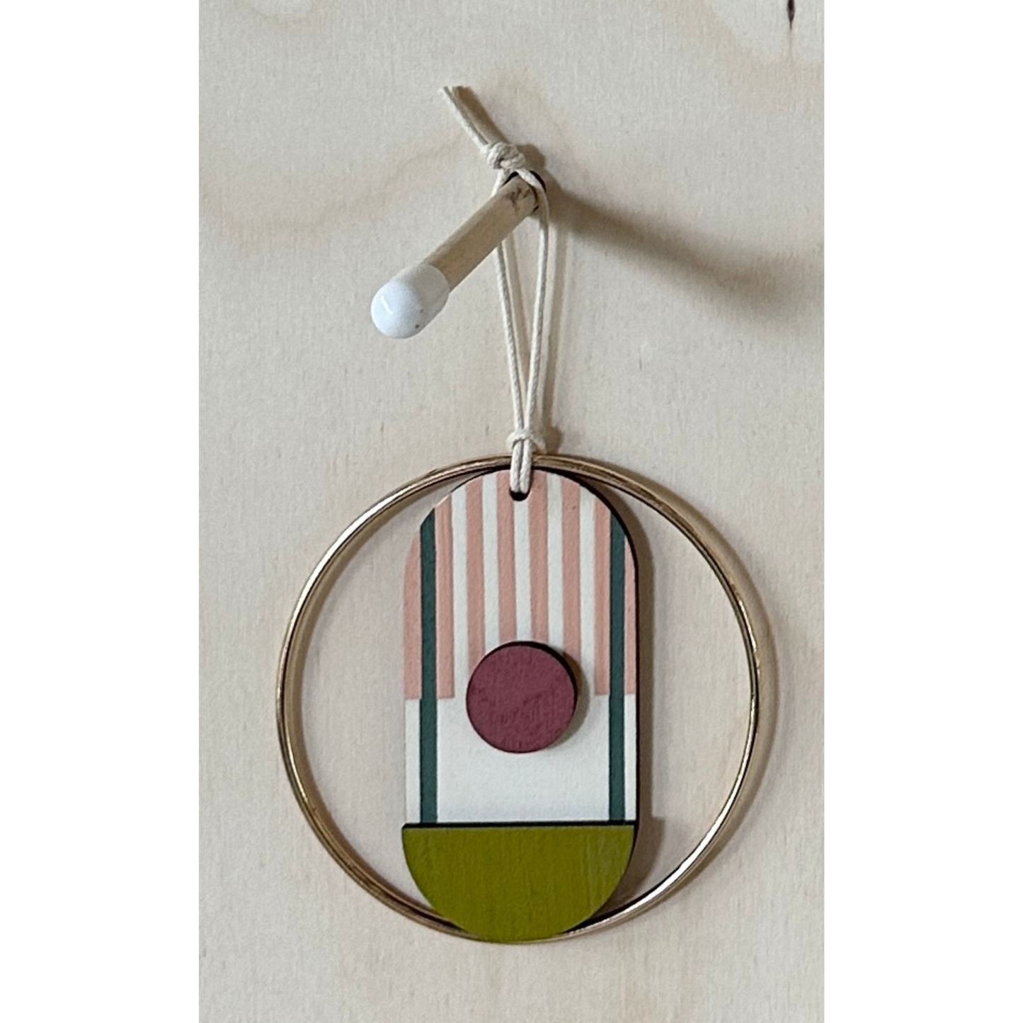 Eclectic Mini Mid-Century Wall Art - Little Wooden Decoration - Contemporary Wall Decor