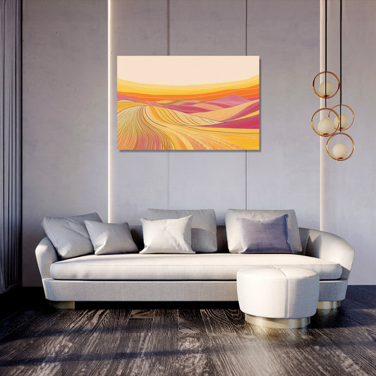 Rapeseed Sunset Canvas