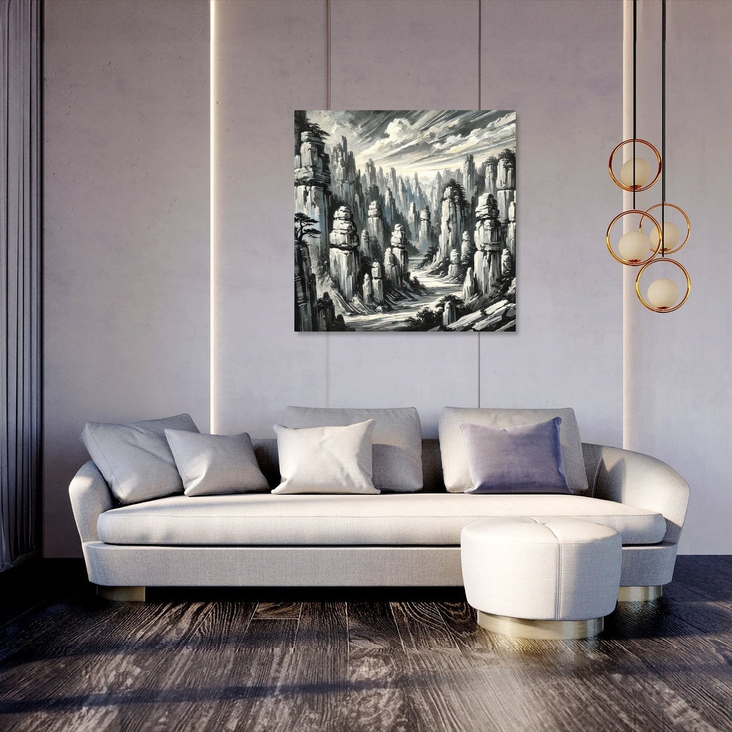 Stone Forest Mystique Canvas