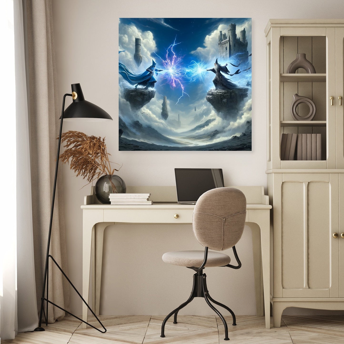 Sky High Wizard Duel Canvas