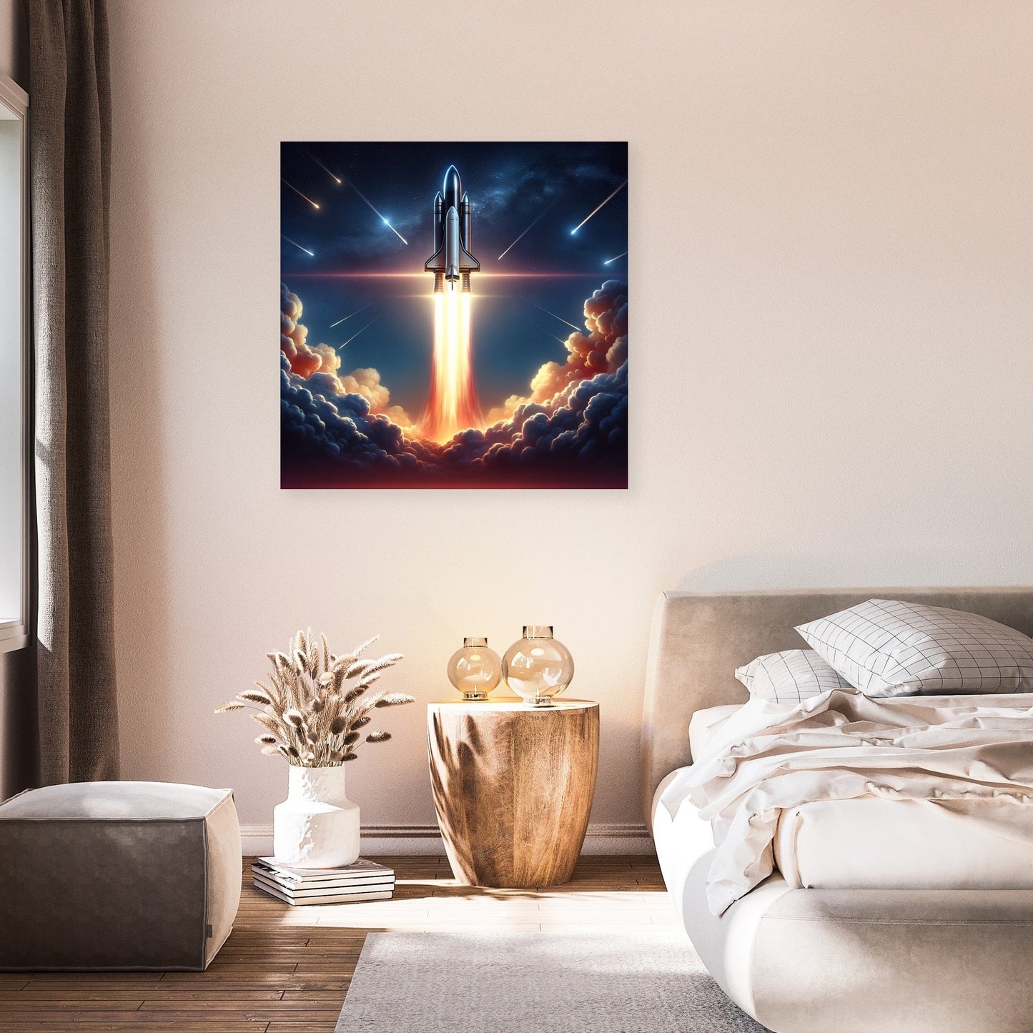 Rocket Liftoff Canvas