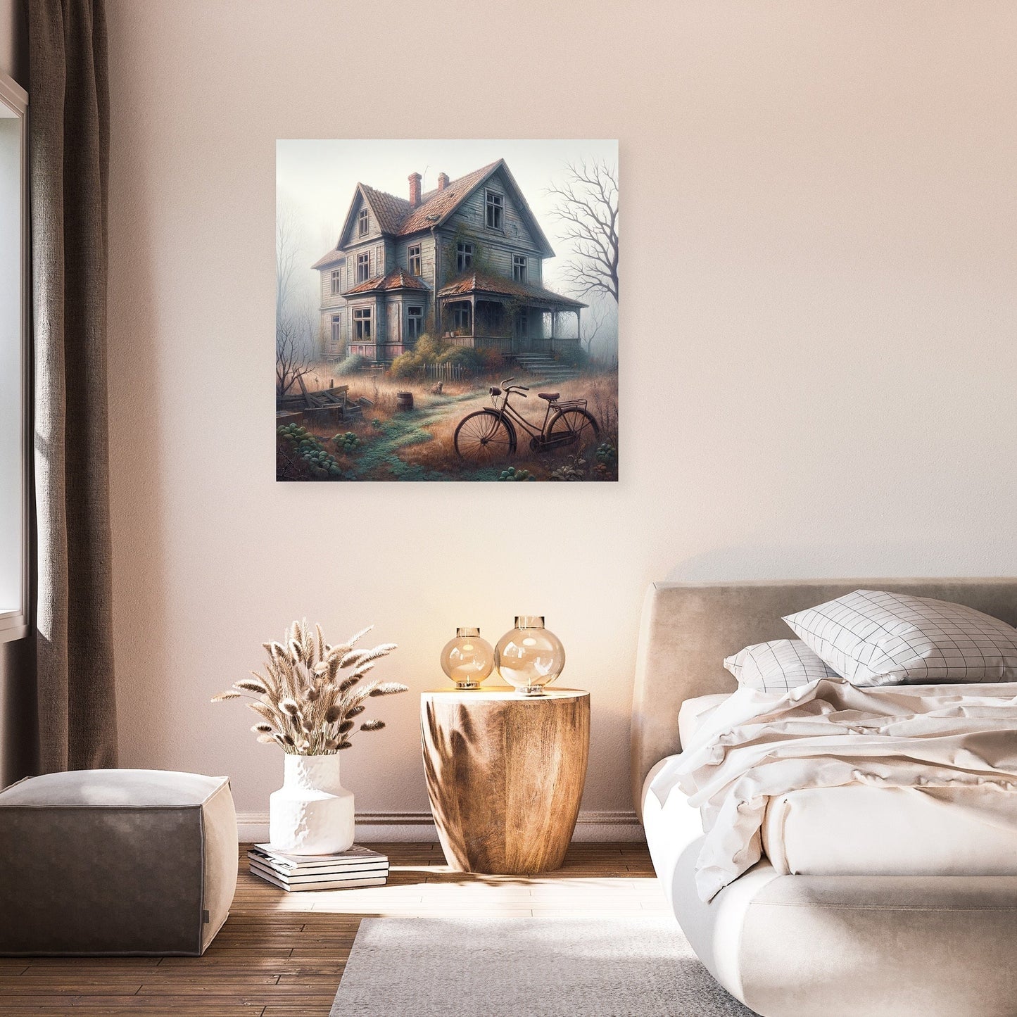 Suburban Relic Home Canvas