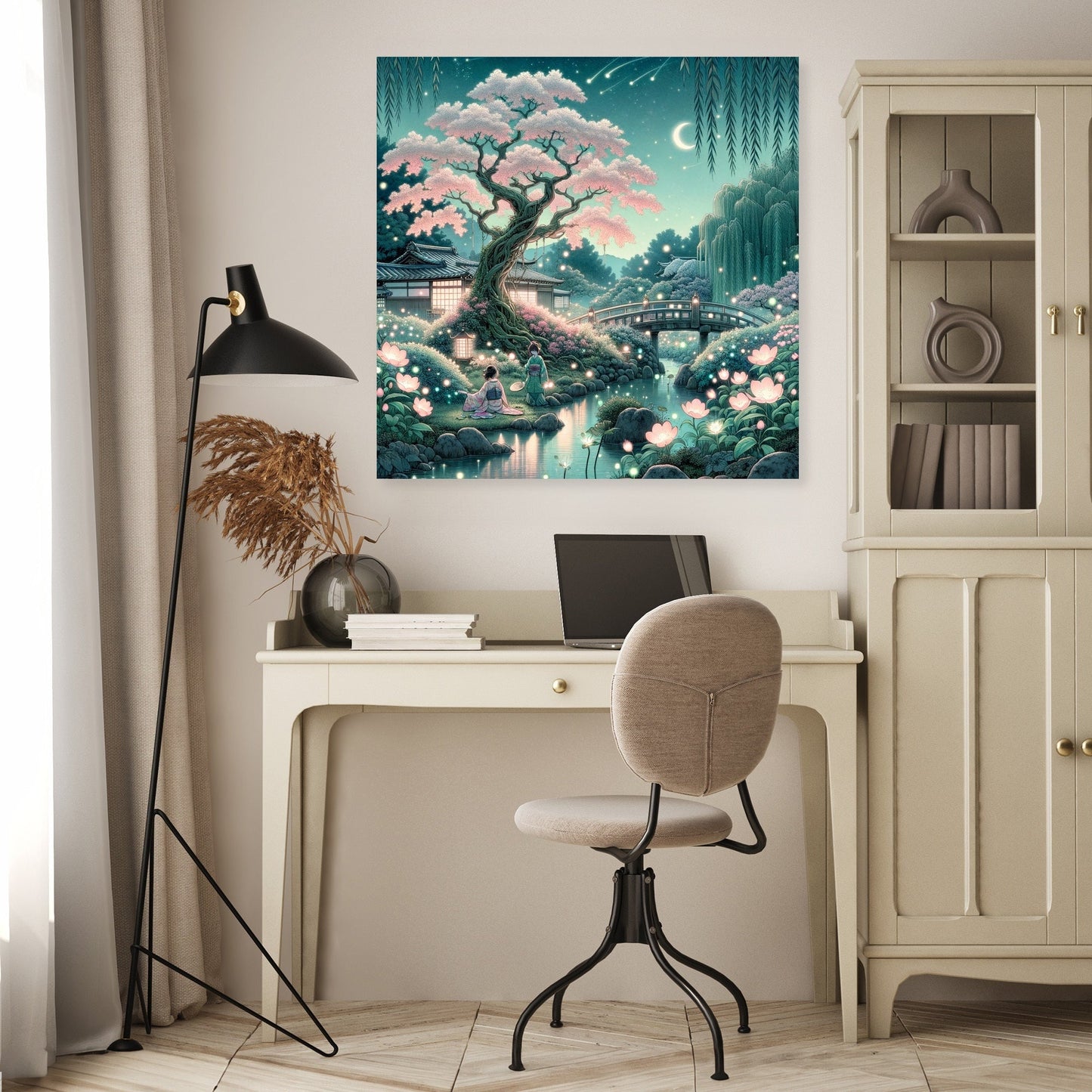 Enchanted Blossom Retreat Canvas