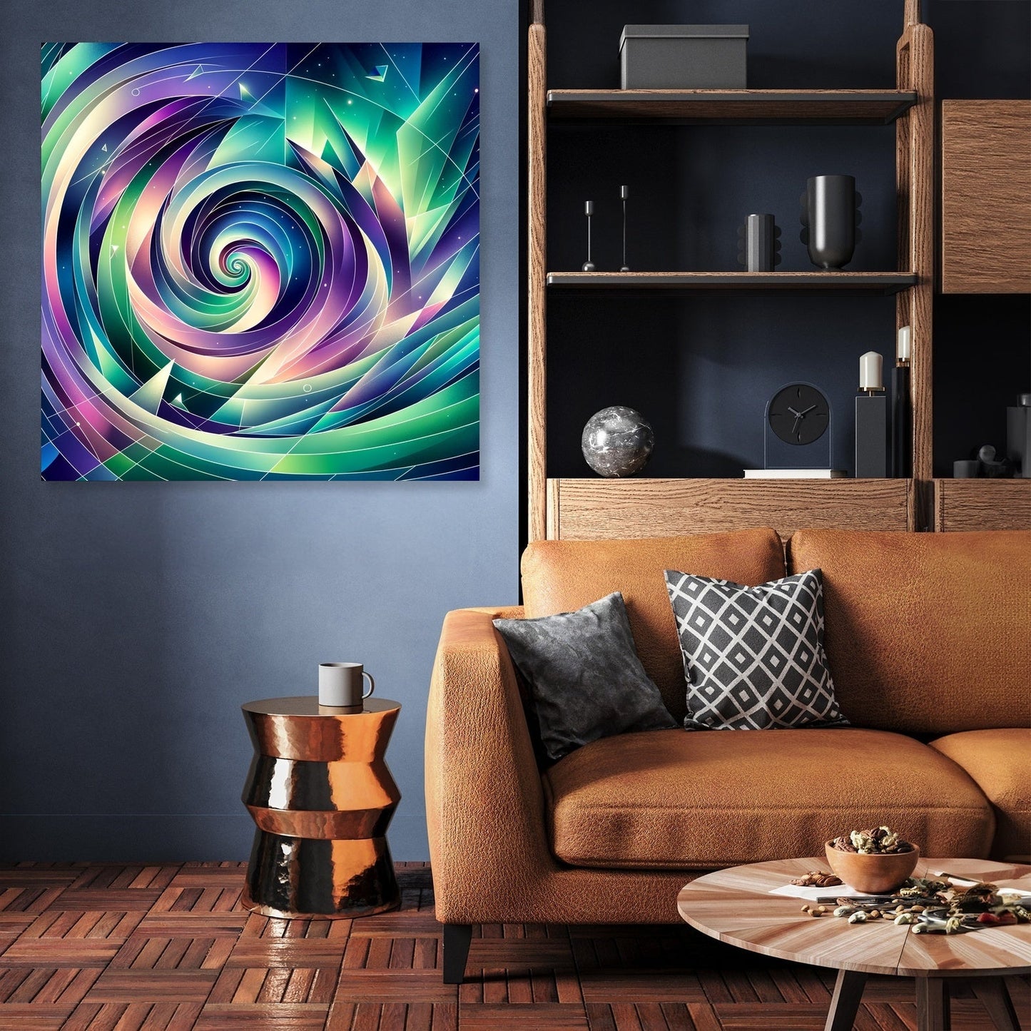 Aurora Geometry Canvas