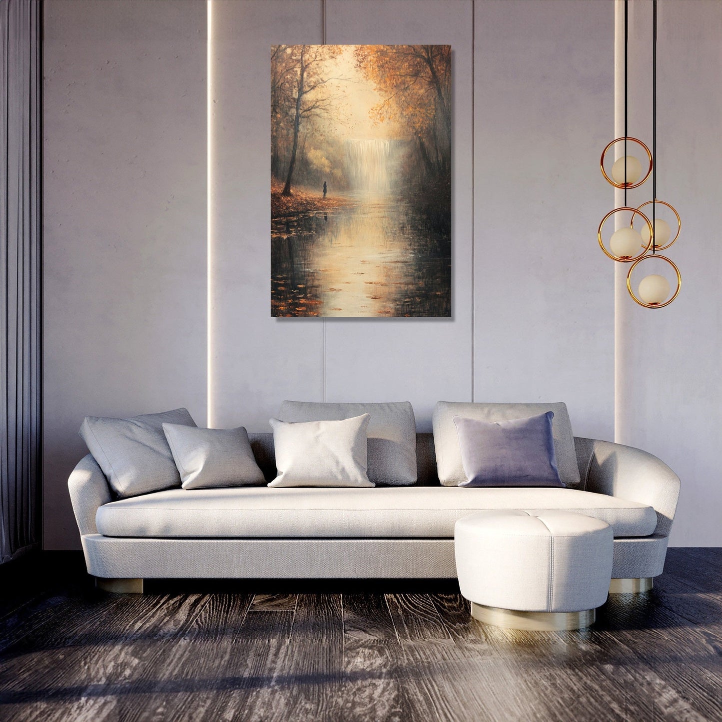 Melancholic Reflections Canvas