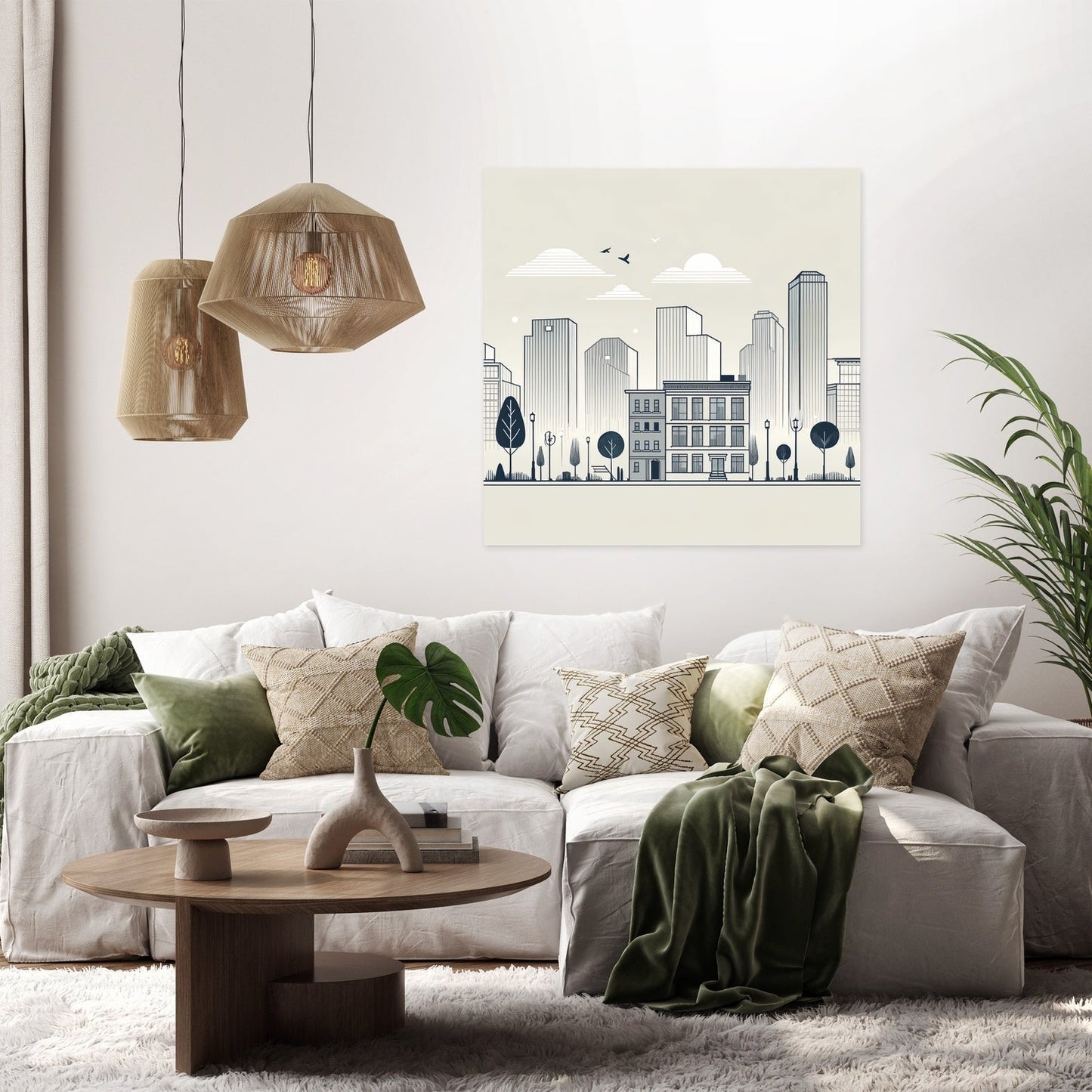 Dusk City Elegance Canvas