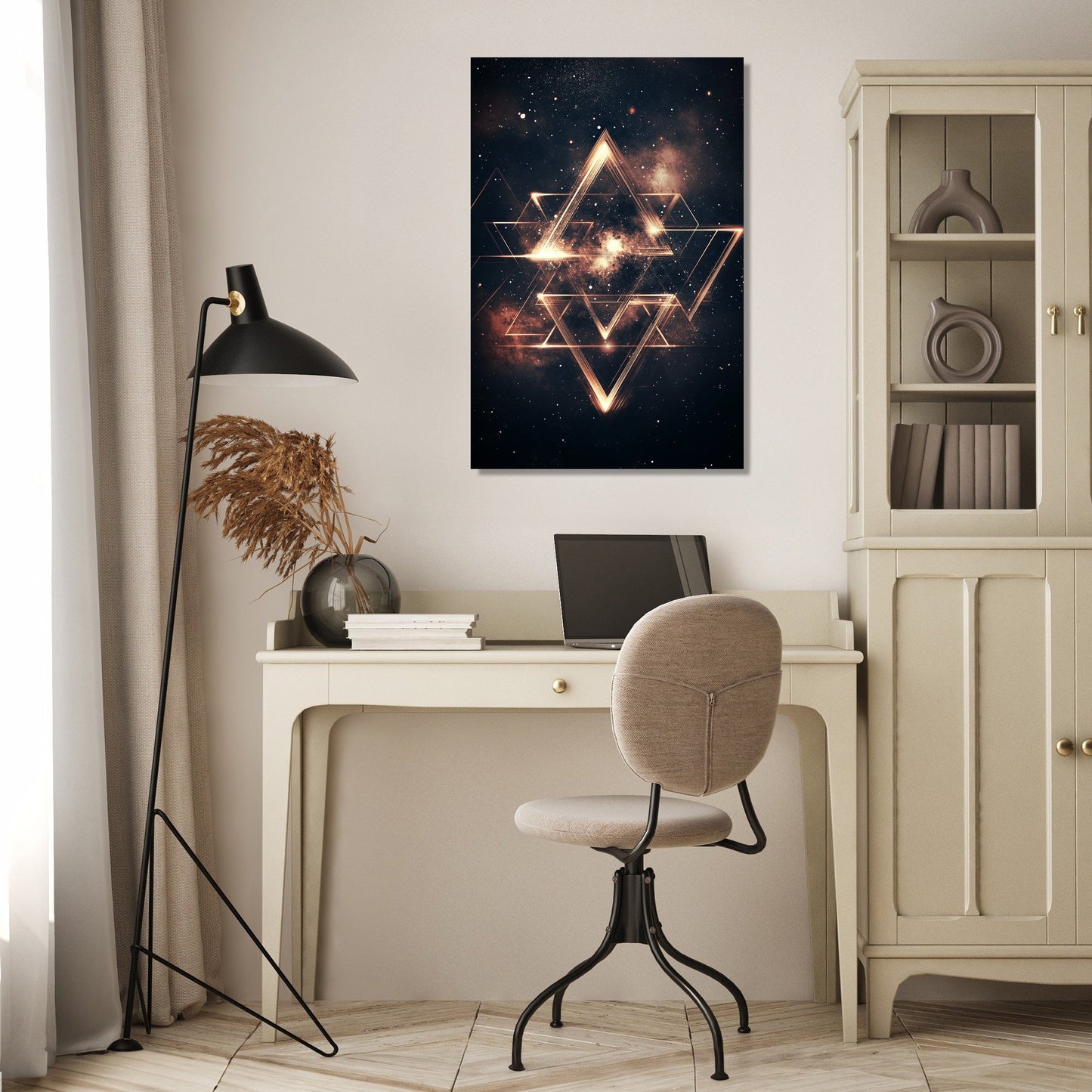 Cosmic Triangles Canvas