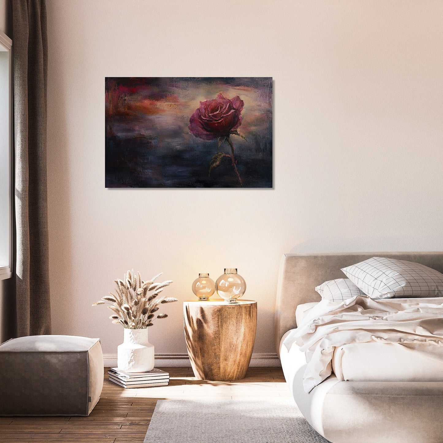 Twilight Rose Canvas