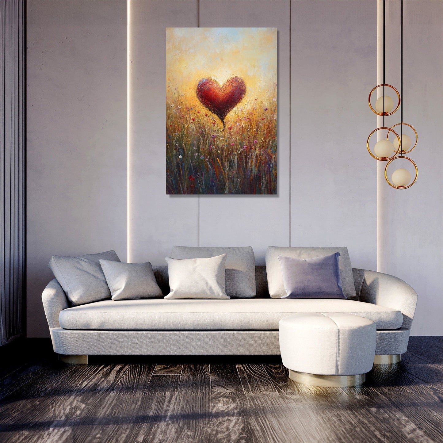 Heart of Dawn Canvas