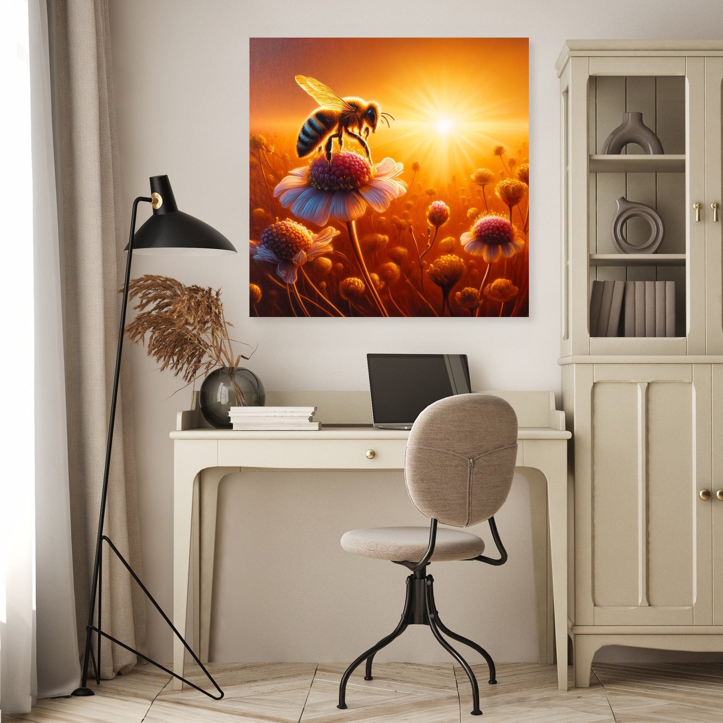 Sunset Journey Bee Canvas