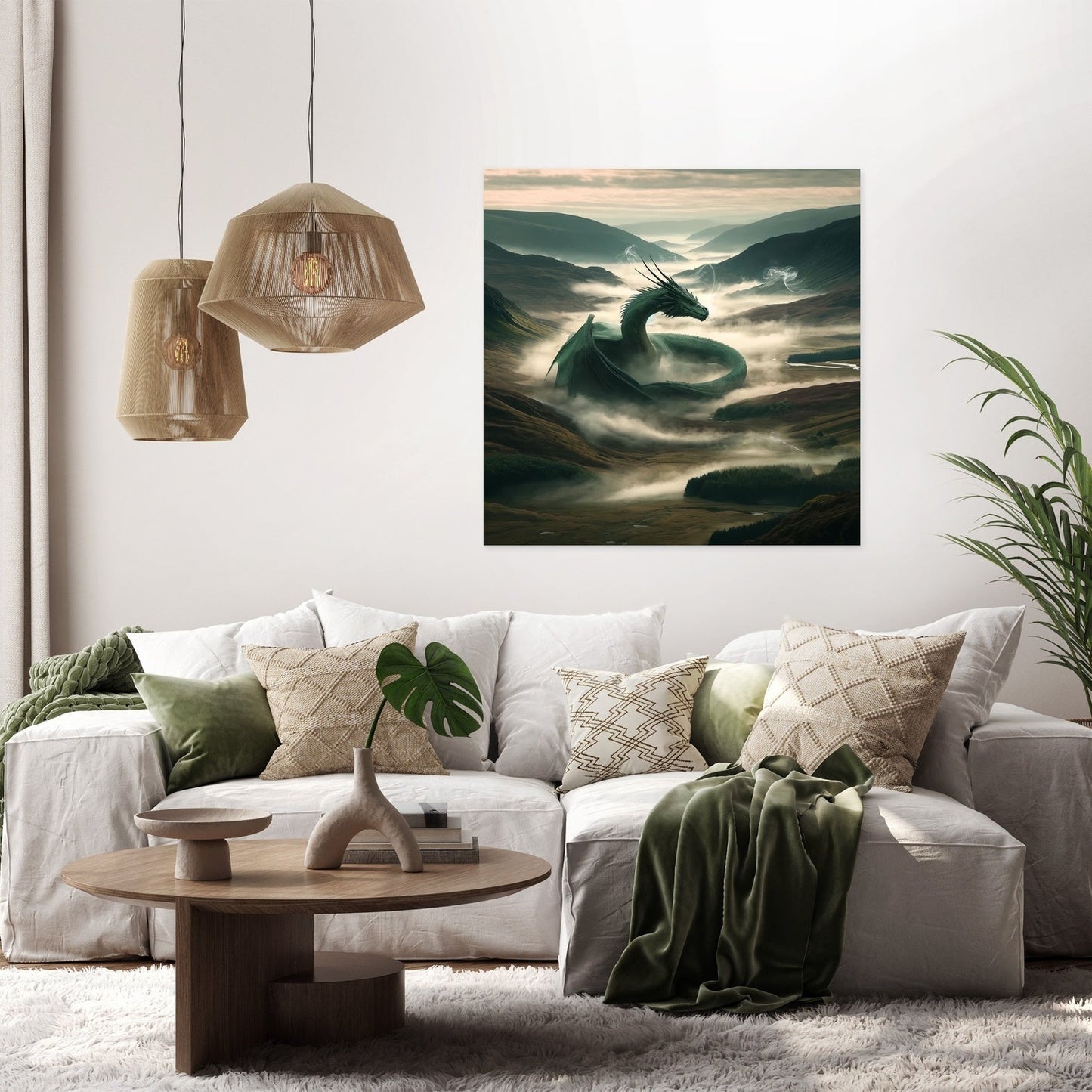 Mist of the Highlands Canvas