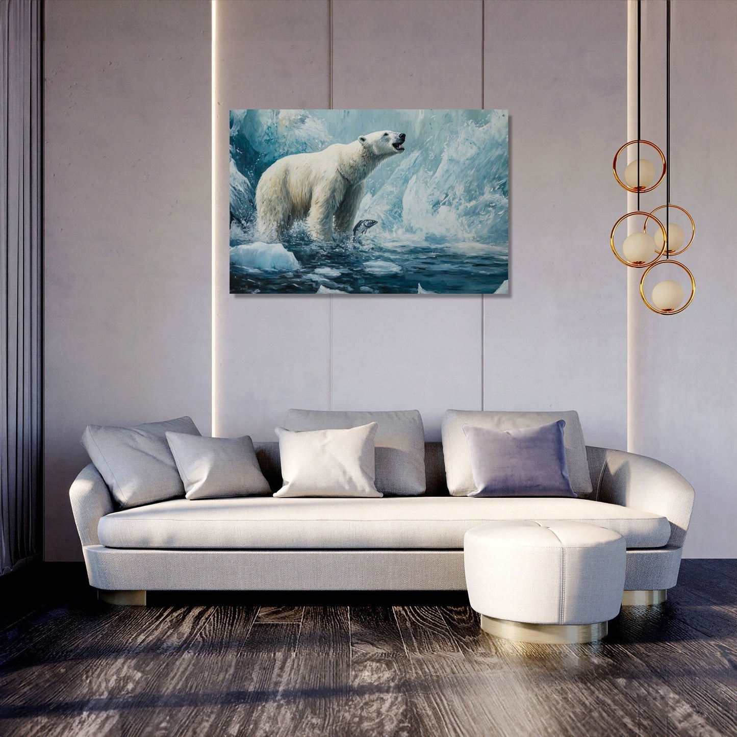 Polar Bear Survival Canvas