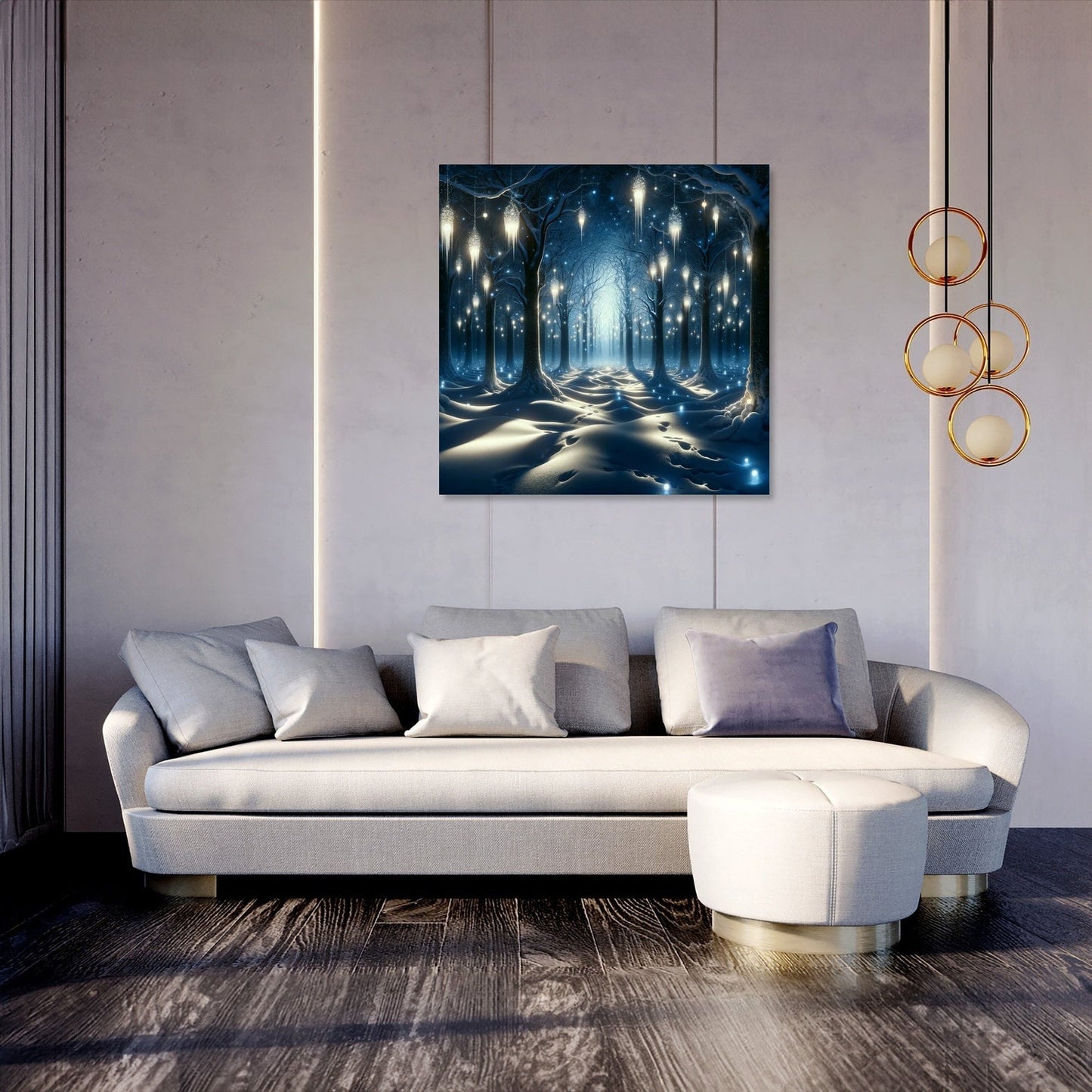 Luminous Winter Fantasy Canvas