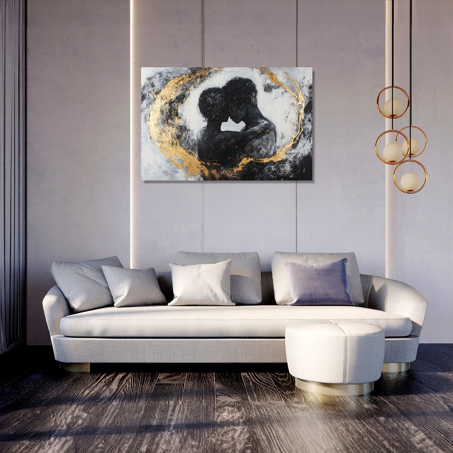 Enigmatic Love Entwined Canvas