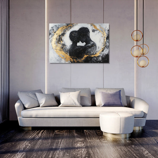 Enigmatic Love Entwined Canvas