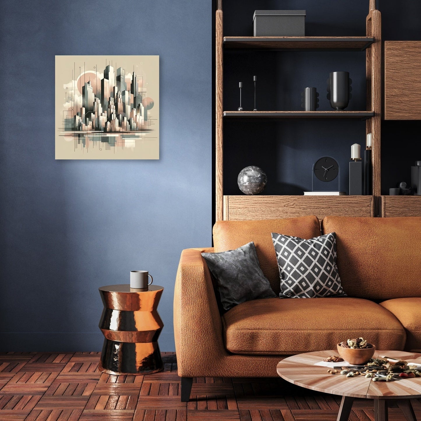 Cityscape Urban Symphony Canvas