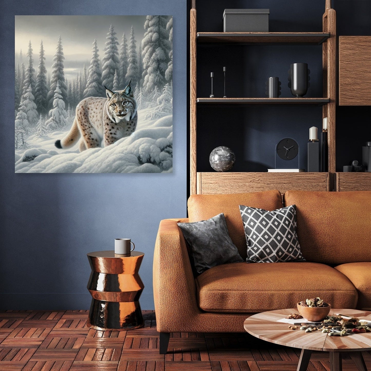 Winter Lynx Canvas